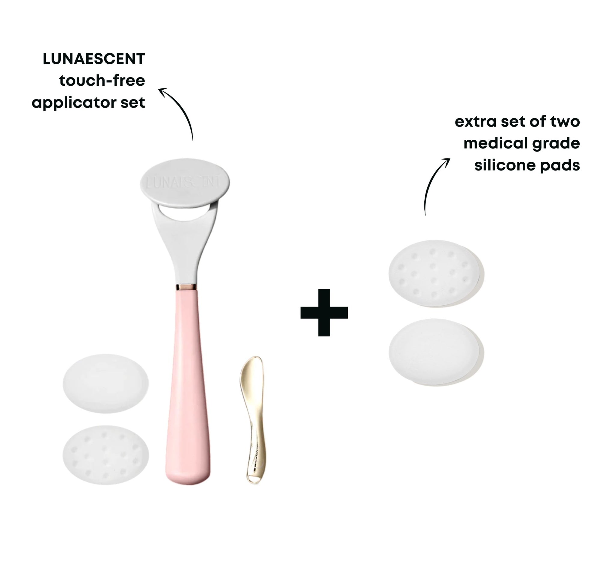 LUNAESCENT Touch - Free Applicator Set + One Set of Silicone Pads by LUNAESCENT